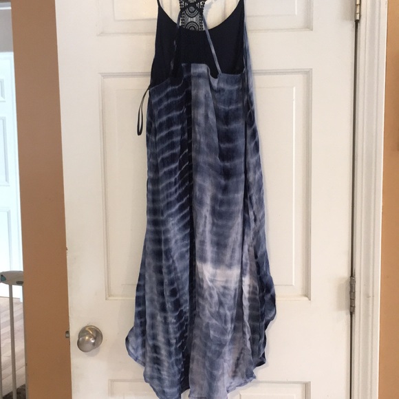 Blue high-low dress - Picture 3 of 6